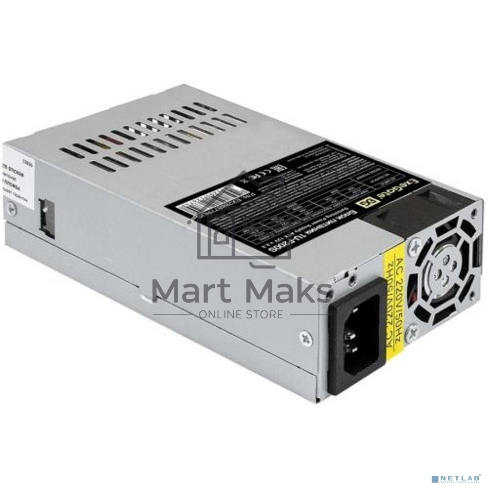 Блок питания ExeGate 1U-F200S (EX288877RUS), 200Вт, 40мм, серый