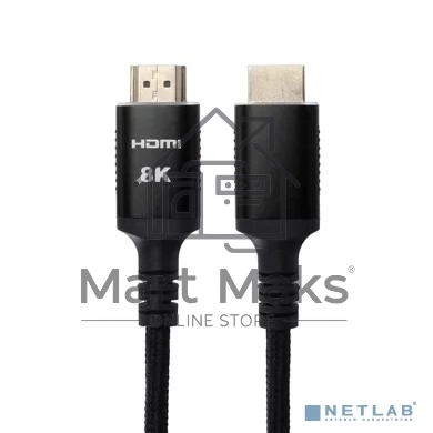 Кабель iOpen HDMI 19M/M,ver. 2.1 8KX60Hz (Econom) оплетка 3m ACG859B-3.0