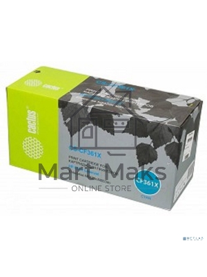 Картридж лазерный Cactus CS-CF361X голубой (9500 стр.) для HP CLJ M552dn/M553dn