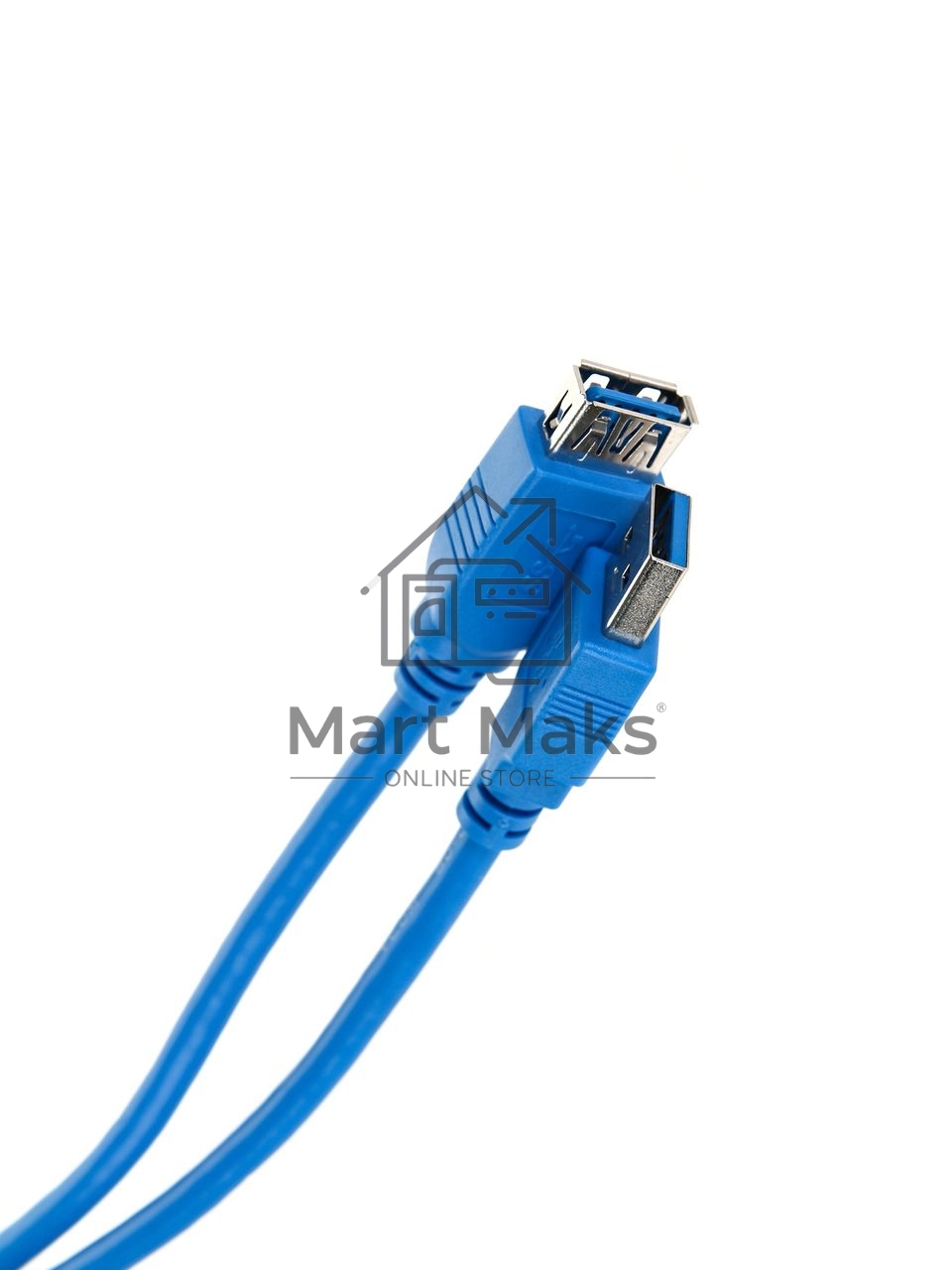 Кабель AM/AF USB3.0 0.5m VCOM удлинитель USB 3.0, VUS7065-0.5M