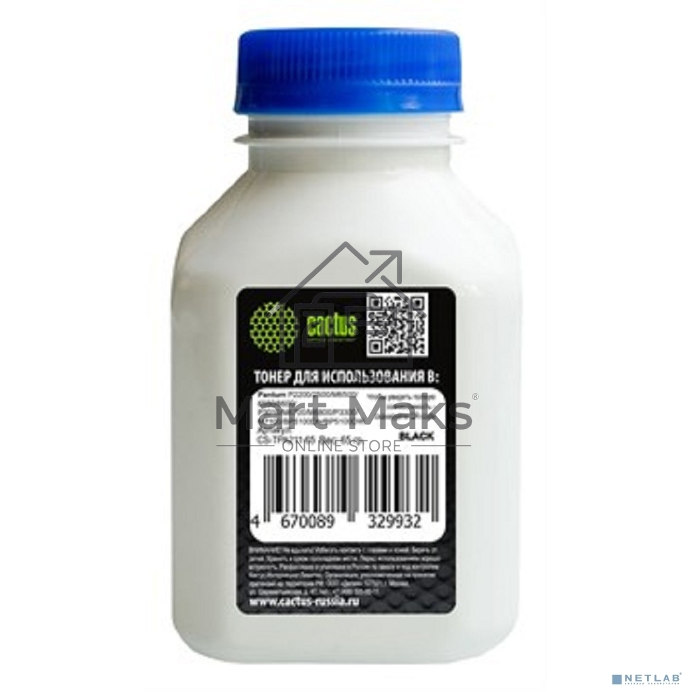 Тонер Cactus CS-TPA211-65 черный флакон 65 гр. для Pantum P2200/2500/M6500/6550/6600