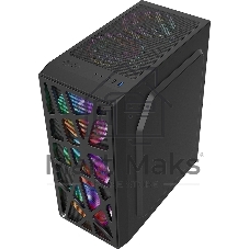 Корпус Formula Mana AR V2 Black, Midi-Tower, чёрный, 3 x 120 мм