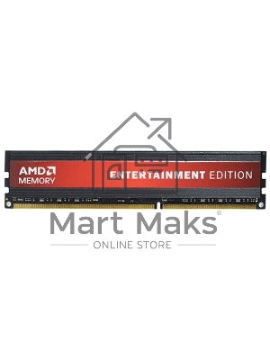 Оперативная память AMD Radeon R5, DDR3, 8GB (1x8GB), 1600MHz, CL11, DIMM, OEM
