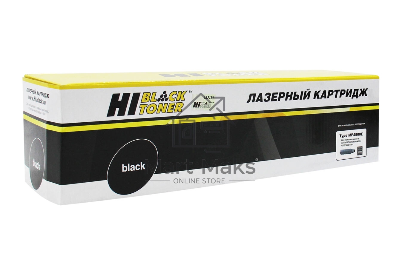 Тонер-картридж Hi-Black (HB-Type MP4500E) для Ricoh Aficio MP3500/4000/4500, туба, 30K     