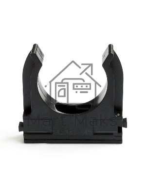 Крепеж-клипса для трубы ø 32 мм, черная (100 шт./уп.) Rexant