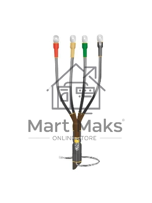 Муфта кабельная концевая внутренней установки 1кВ КВТпН 4х(70-120мм) с болтовыми наконечниками Нева-Транс Комплект 22020035