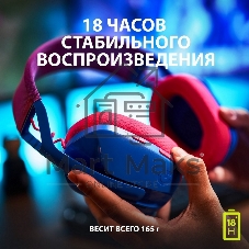 Гарнитура беспроводная Logitech Headset G435 LIGHTSPEED Wireless Gaming BLUE - Retail