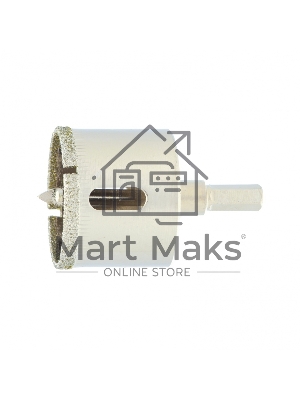 Сверло по керамической плитке и стеклу Сибртех, 38 х 55 мм, 6 гр.хв-к, с центр. сверлом