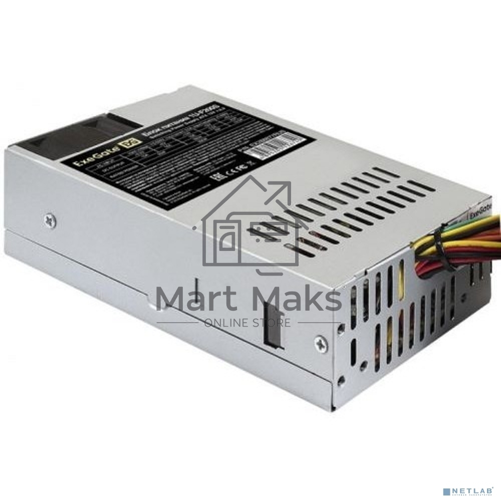 Блок питания ExeGate 1U-F200S (EX288877RUS), 200Вт, 40мм, серый