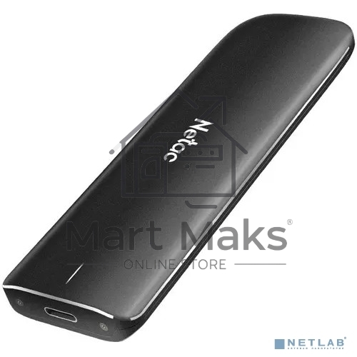 Внешний накопитель SSD Netac ZX 500GB USB 3.2 Gen 2 Type-C NT01ZX-500G-32BK
