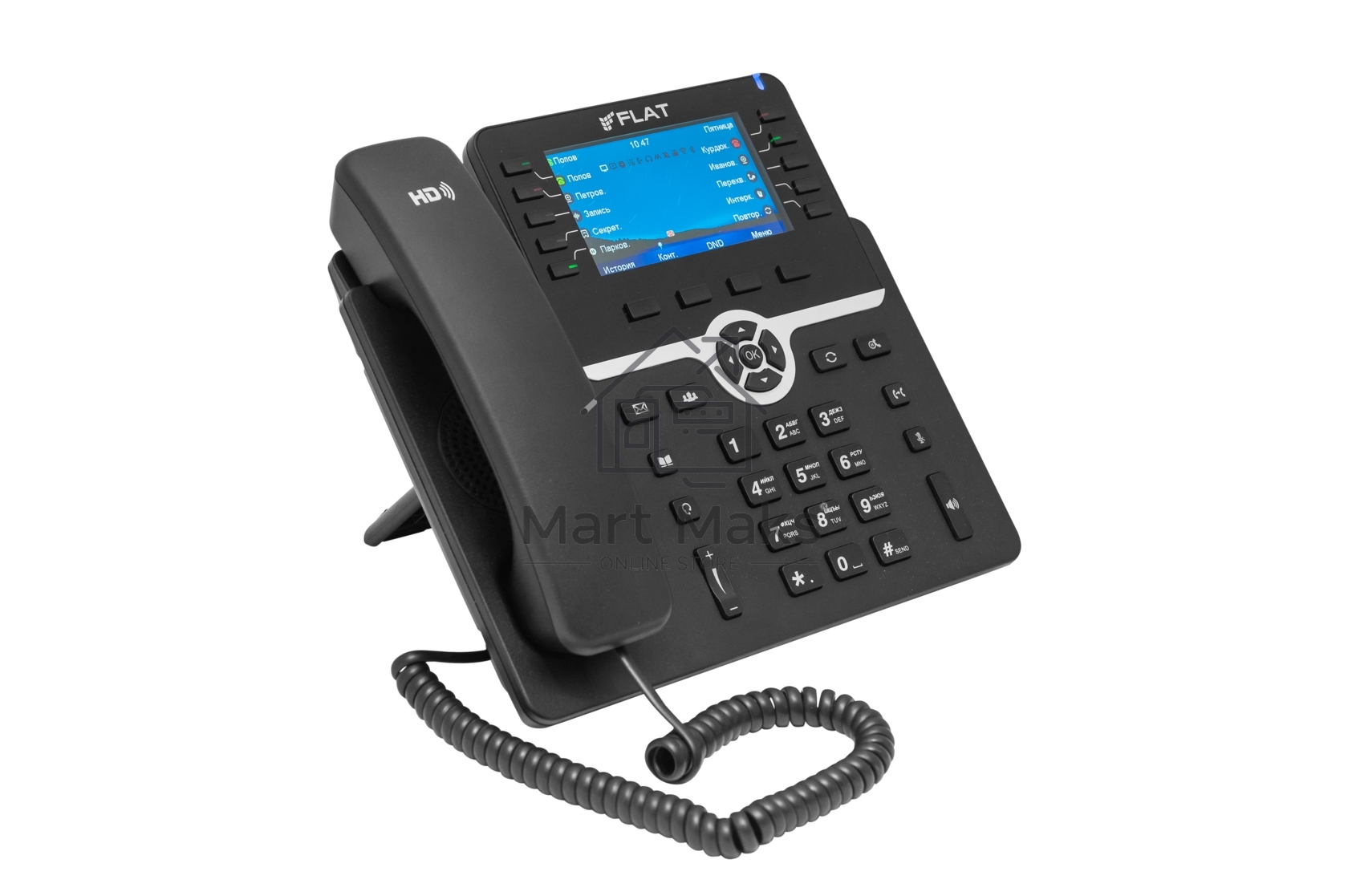 Телефон IP Флат Flat-Phone-B10 черный