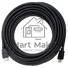Кабель аудио-видео Cactus CS-HDMI.1.4-10 HDMI (m)/HDMI (m) 10м. позолоченные контакты черный