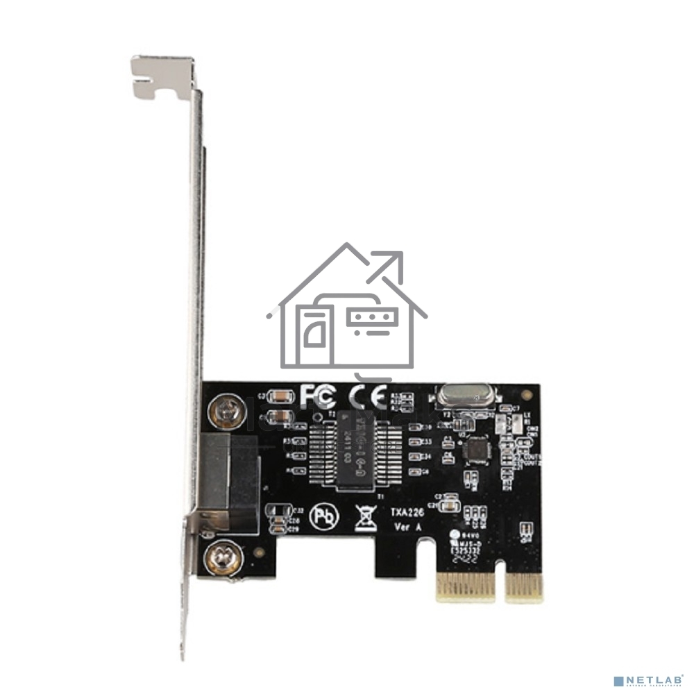 Сетевой адаптер ORIGO ON200/A1A PCI-E, 1x1000Base-T (низкопрофильная и стандартная планки в комплекте)