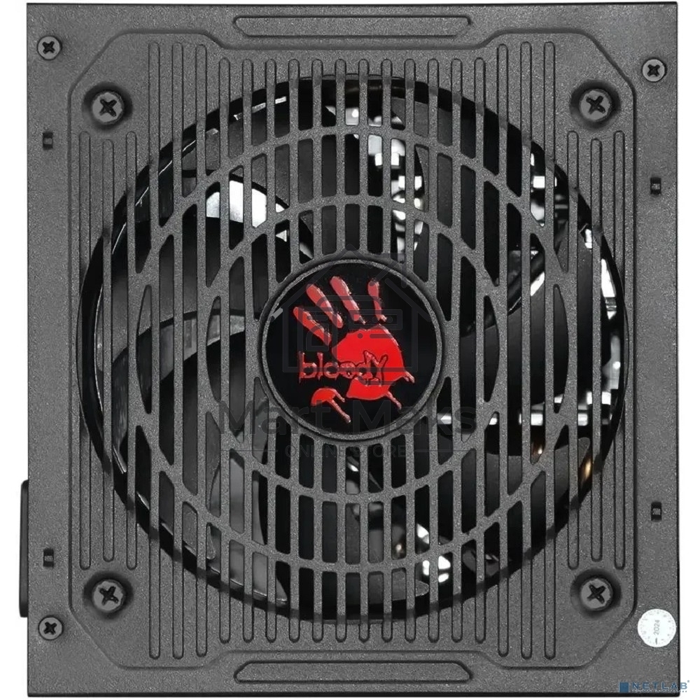 Блок питания Bloody BD-PS600W, 600Вт, 80 PLUS белый, 120мм, черный