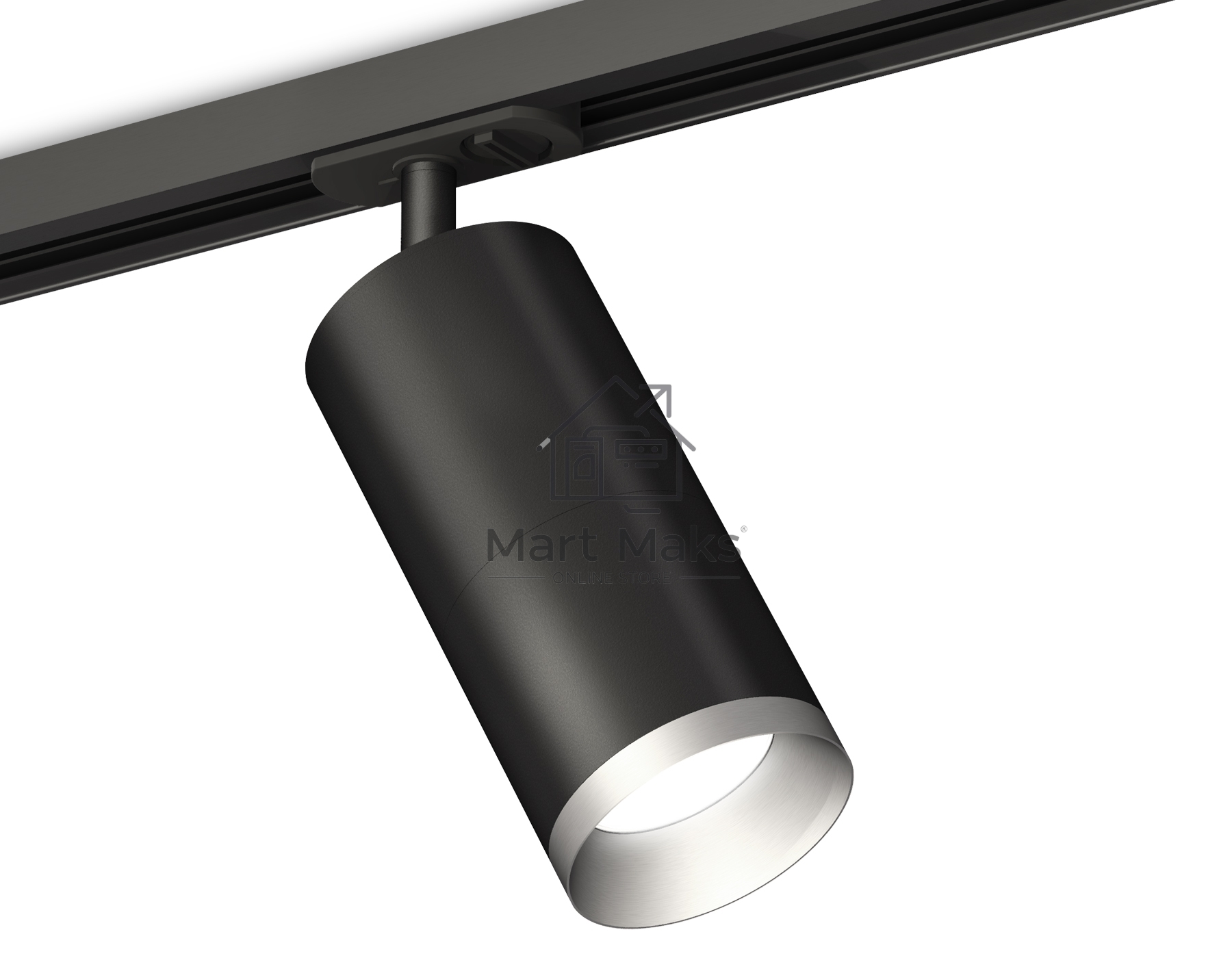 Светильник Ambrella light XT7402102 SBK/MCH черный песок/хром матовый MR16 GU5.3 (A2537, C7422, A2011, C7402, N7033)