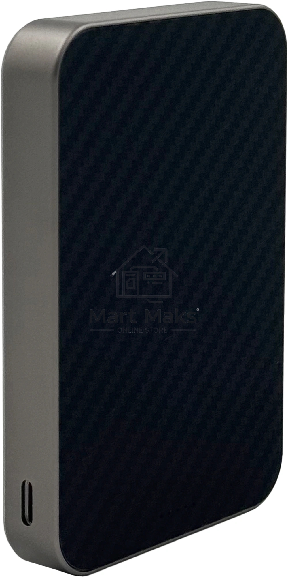 Мобильный аккумулятор Magssory PBN022 10000mAh QC4.0/PD3.0 15W 3A USB-C беспров.зар. титановый