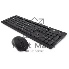 Комплект клавиатура+мышь Oklick S605 проводной, USB, 2400 DPI, чёрный