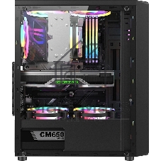 Корпус Formula Mana AR V2 Black, Midi-Tower, чёрный, 3 x 120 мм