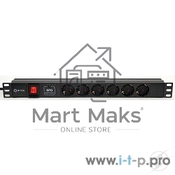 Блок розеток 5bites PDU619A-06 6S / AL / SWITCH / 1U / 19