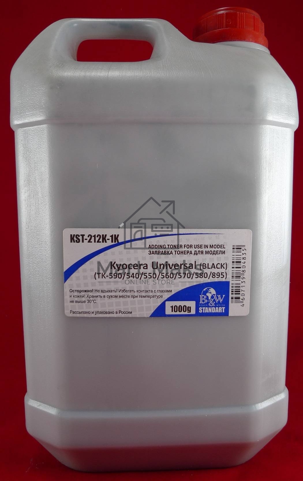 Тонер Kyocera Universal (TK-590/540/550/560/570/580/895) black (кан. 1кг) B&W Standart (Tomoegawa) фас России