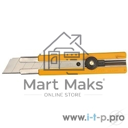 Нож OLFA с выдвижным лезвием, с резиновыми накладками, 25мм OL-H-1