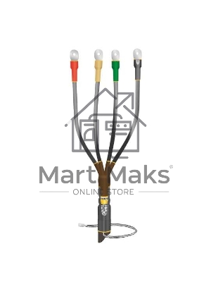 Муфта кабельная концевая внутренней установки 1кВ КВТпН 4х(35-50мм) с болтовыми наконечниками Нева-Транс Комплект 22020034