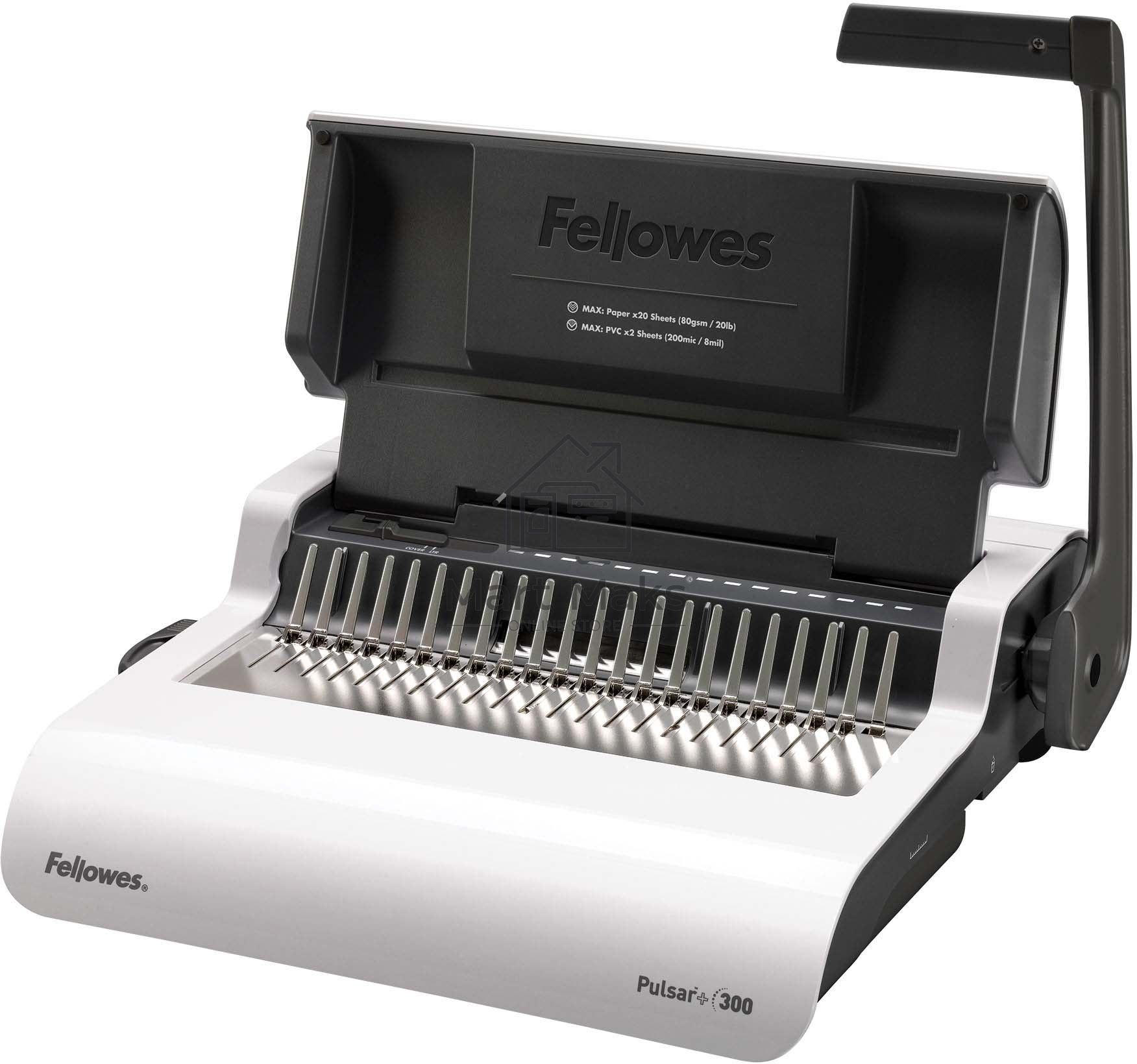 Переплетчик Fellowes Pulsar+ (FS-56276) A4/перф.17л.сшив/макс.300л./пластик.пруж. (6-38мм)