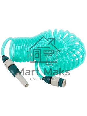 Шланг спиральный RACO для полива с наконечником и двумя внешними соединителями