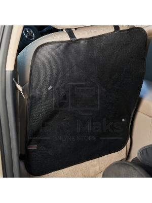 Накидка защитная Rexant на спинку переднего сиденья (60х50 см), ткань Оксфорд черного цвета
