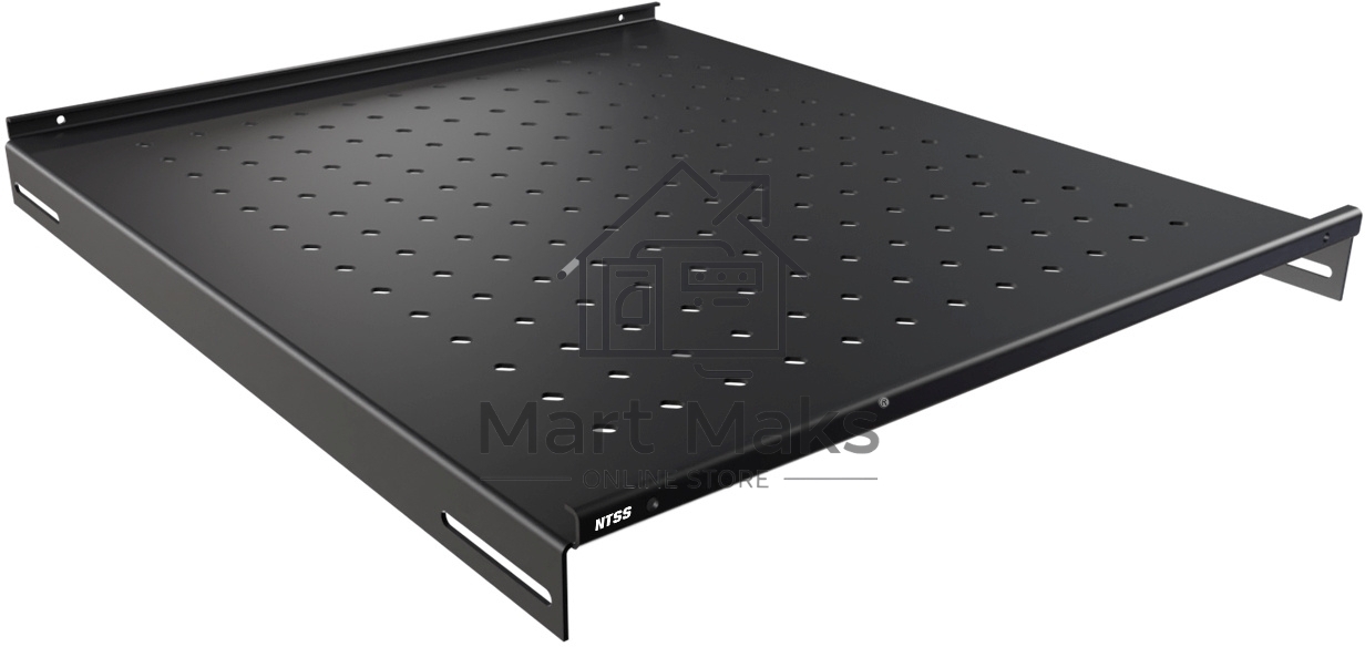Полка стационарная NTSS NTSS-FS-800-BL 1U нагр.:60кг. 19