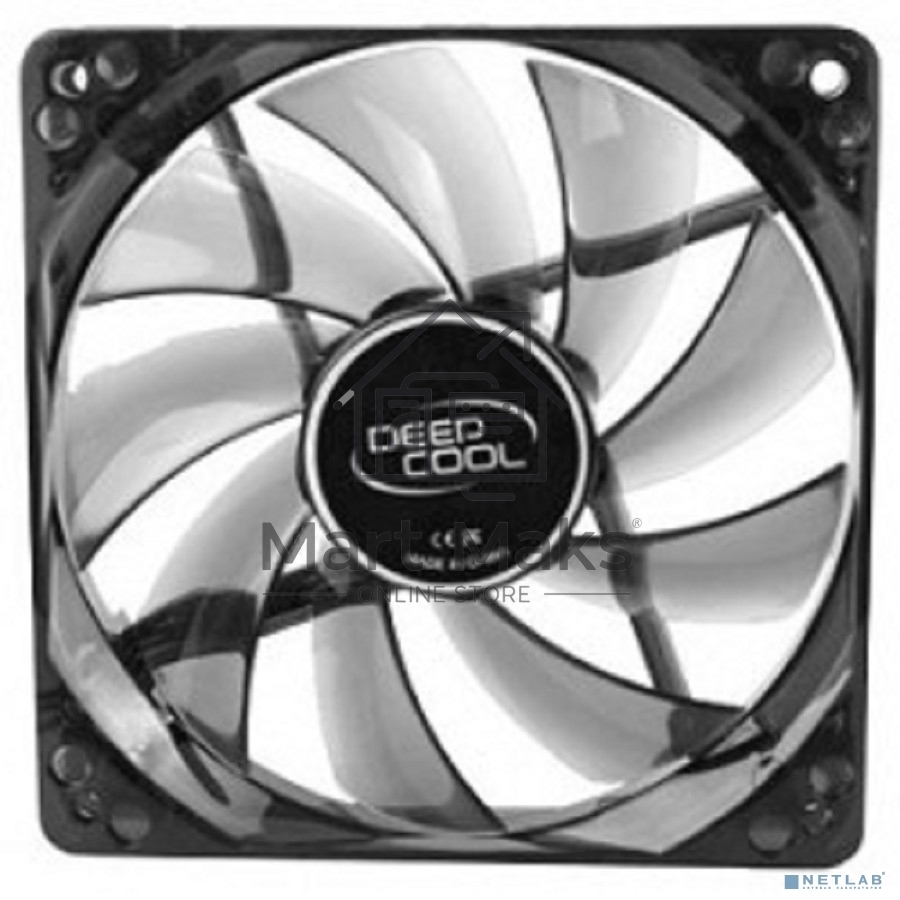 Вентилятор для корпуса DEEPCOOL WIND BLADE 120 черный, 120 мм, 1300 об/мин, 26.6 дБ, 3 pin