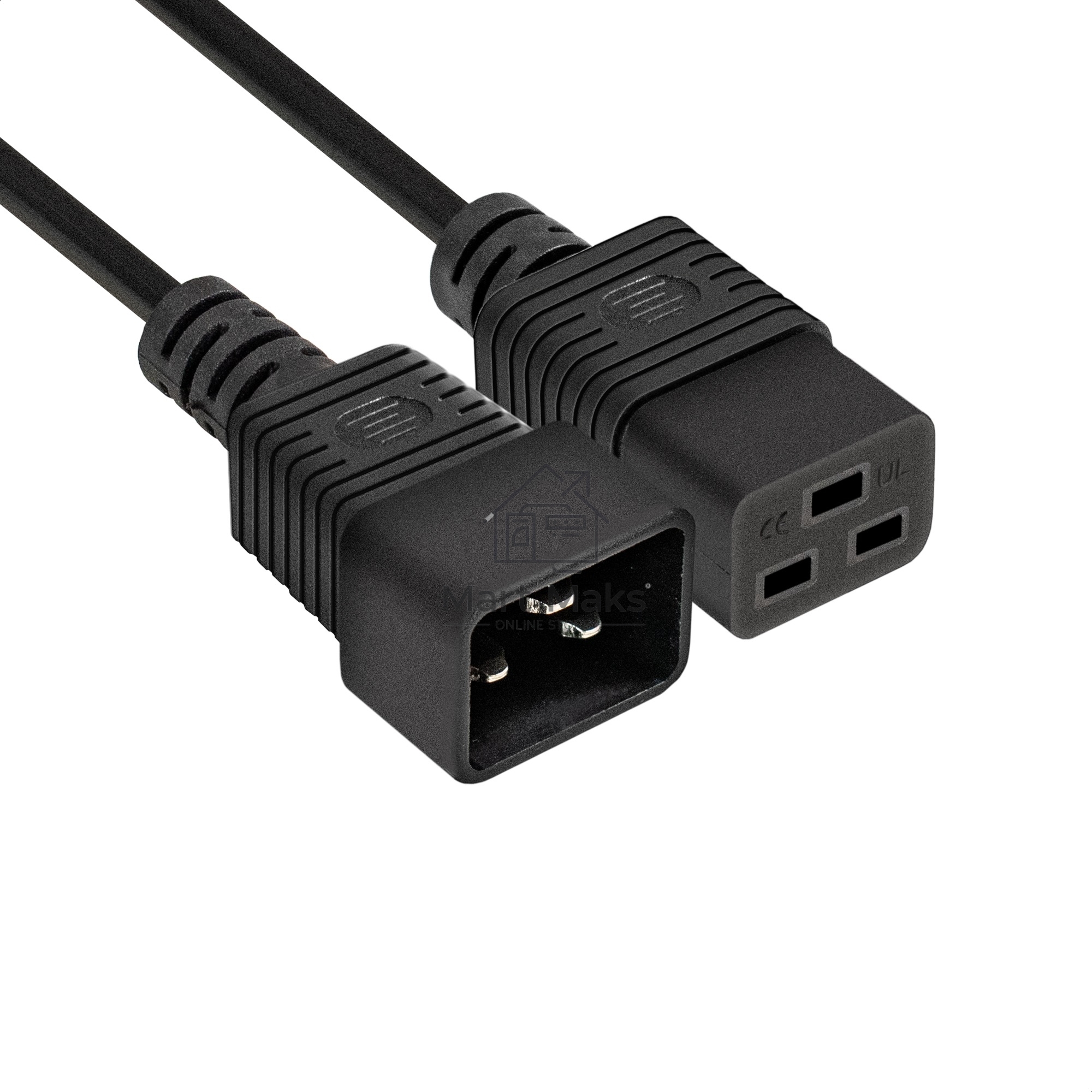 Кабель питания (UPS) ExeGate Special EC20-1,8S (IEC 320 C19->C20, 3*1.5мм2, CCA, черный, 1.8м)