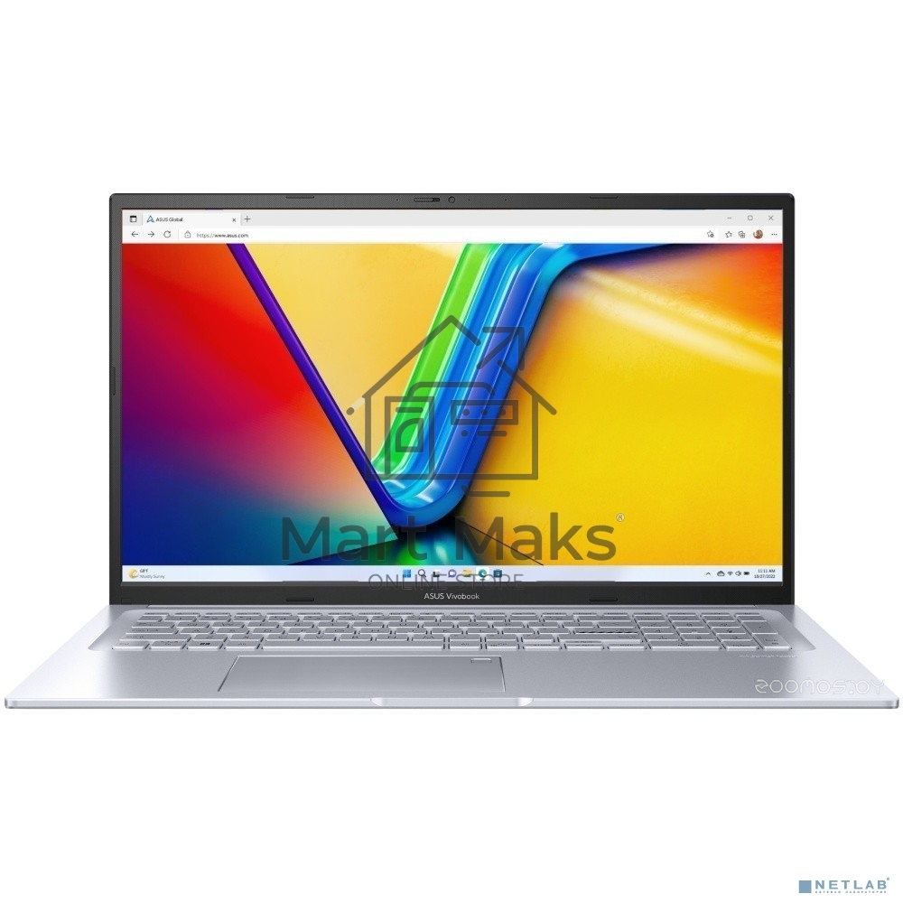 Ноутбук ASUS Vivobook 17X M3704YA-AU161 серебристый 17.3