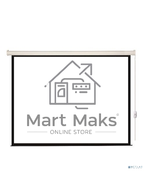 Экран с электроприводом Lumien Eco Control 229x305 см (раб. область 221х297 см) Matte White черная кайма по периметру 4:3