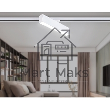 Трековый однофазный светильник Ambrella light GL6763 WH белый LED 12W 4200K 300*22*48