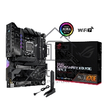 Материнская плата ASUS ROG CROSSHAIR X870E APEX, AM5, AMD X870E, 2xDDR5, 4xSATA, 5xM.2, 1xPCIe 5.0 x16, 1x5Gb LAN, USB Type-C, Wi-Fi 7, Bluetooth, 2x3.5 мм, 7.1, ATX