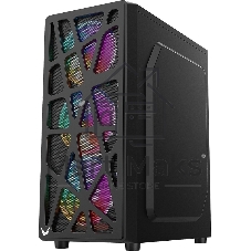 Корпус Formula Mana AR V2 Black, Midi-Tower, чёрный, 3 x 120 мм