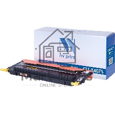 Картридж лазерный NVPrint совместимый Samsung CLT-Y407S Yellow для CLP-325/CLX-3185 (1000k)