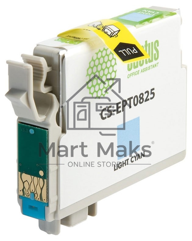 Картридж струйный Cactus CS-EPT0825 (T0825) светло-голубой (13,8 мл) для Epson Stylus Photo R270/290/RX590