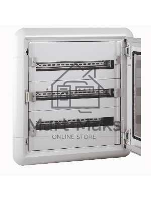 Шкаф распред. встраиваемый модульный, 3 DIN-рейки, 72 модуля XL3 160 Шкаф распред. встраиваемый модульный, 3 DIN-рейки, 72 модуля XL3 160