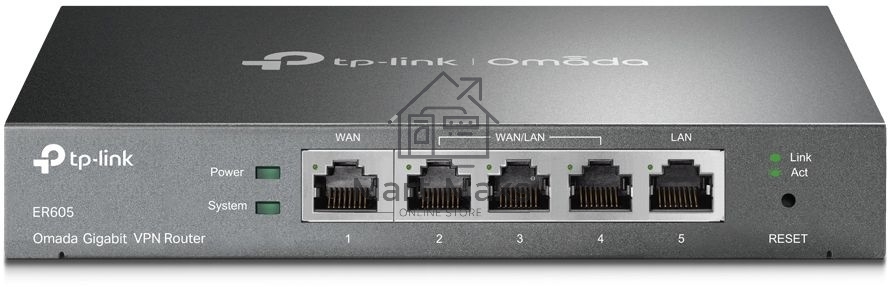 Роутер TP-Link SafeStream ER605 10/100/1000BASE-TX черный