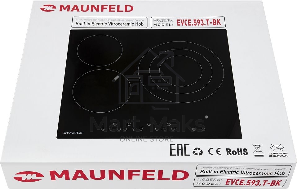 Варочная панель электрическая Maunfeld EVCE.593.T-BK