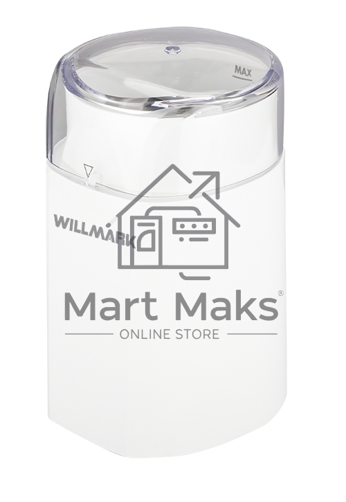 Кофемолка Willmark WCG-215 180 Вт, 60 г., ротационный нож, белый