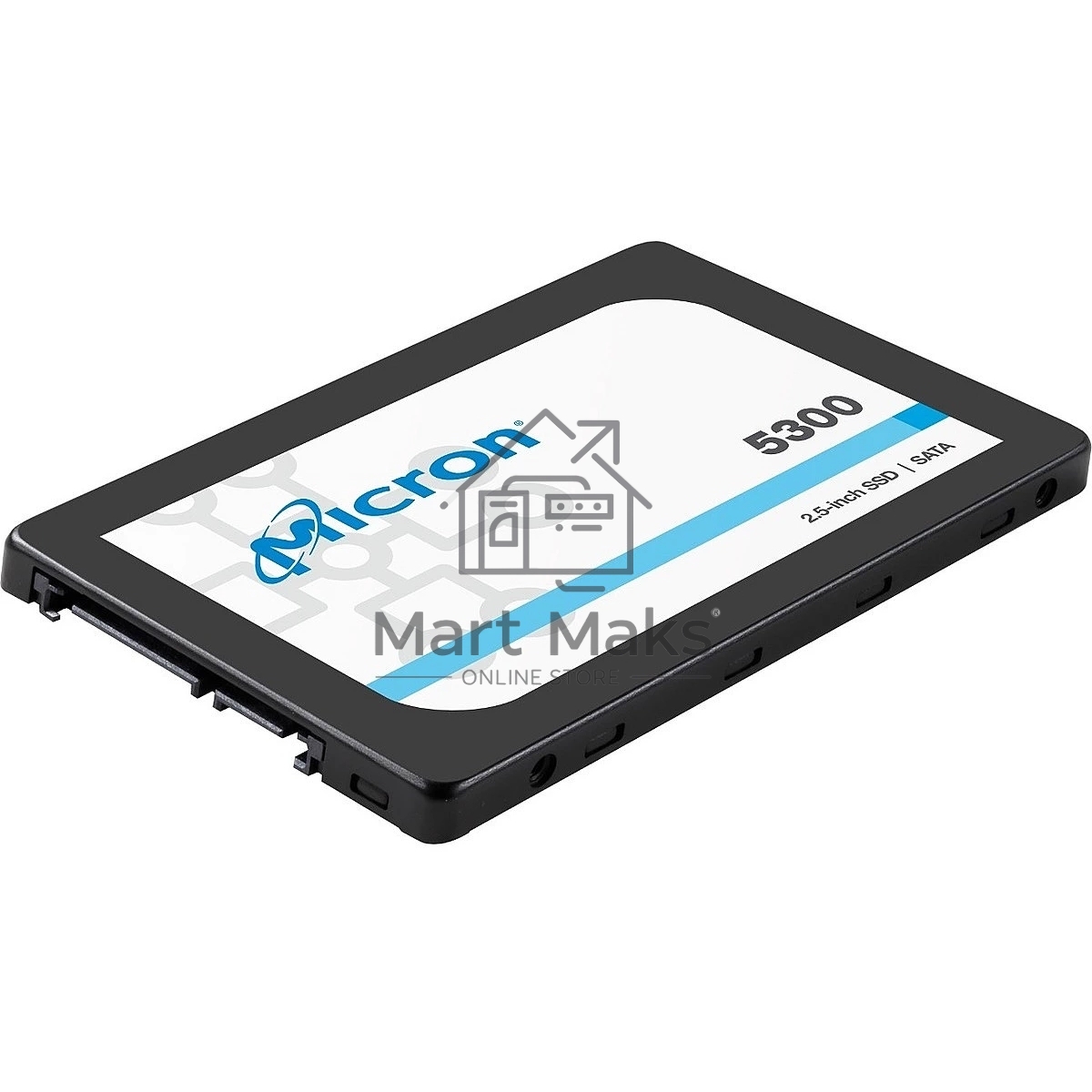 Накопитель SSD MICRON 5300 MAX 480GB Enterprise SSD, 2.5” 7mm, SATA 6 Gb/s, Read/Write: 540 / 460 MB/s, Random Read/Write IOPS 95K/60K