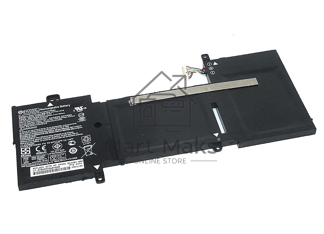 Аккумуляторная батарея для ноутбука HP Elitebook x360 310 G2 11.4V 48Wh черный