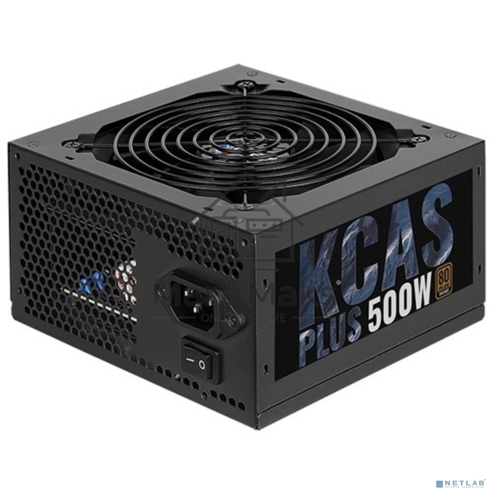 Блок питания Aerocool / Formula KCAS-500W PLUS RTL, 500Вт, 80 PLUS Bronze, 120мм, черный