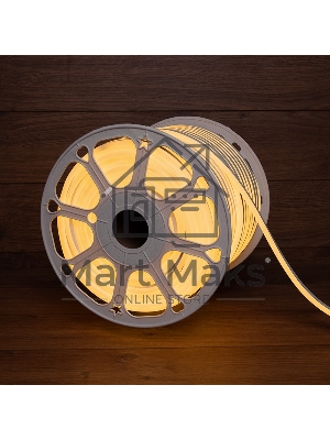 Гибкий неон Neon-night SMD 8х16мм, 120 LED/м теплый белый, односторонний, 24В, бухта 50м
