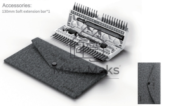 Отвертка с набором бит Jakemy JM-8184
