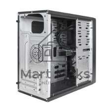 Компьютерный корпус Minitower ExeGate mEVO-7807-NPX500 (mATX, БП 500NPX 12см, 1хUSB+1хUSB 3.0, черный 1x12см с RGb подсветкой)