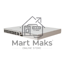 Коммутатор MikroTik CRS520-4XS-16XQ-RM Cloud Router Switch with Quad-Core AL52400 2 GHz CPU, 4 Gb RAM, 98CX8410 switch chip, 2 x 10G Eth ports, 4 x 25G SFP28 ports, 16 x 100G QSFP28 ports, RouterOS L5, 1U rackmount enclosure, dual hot-swap PSU, 4 x hot-swap fans